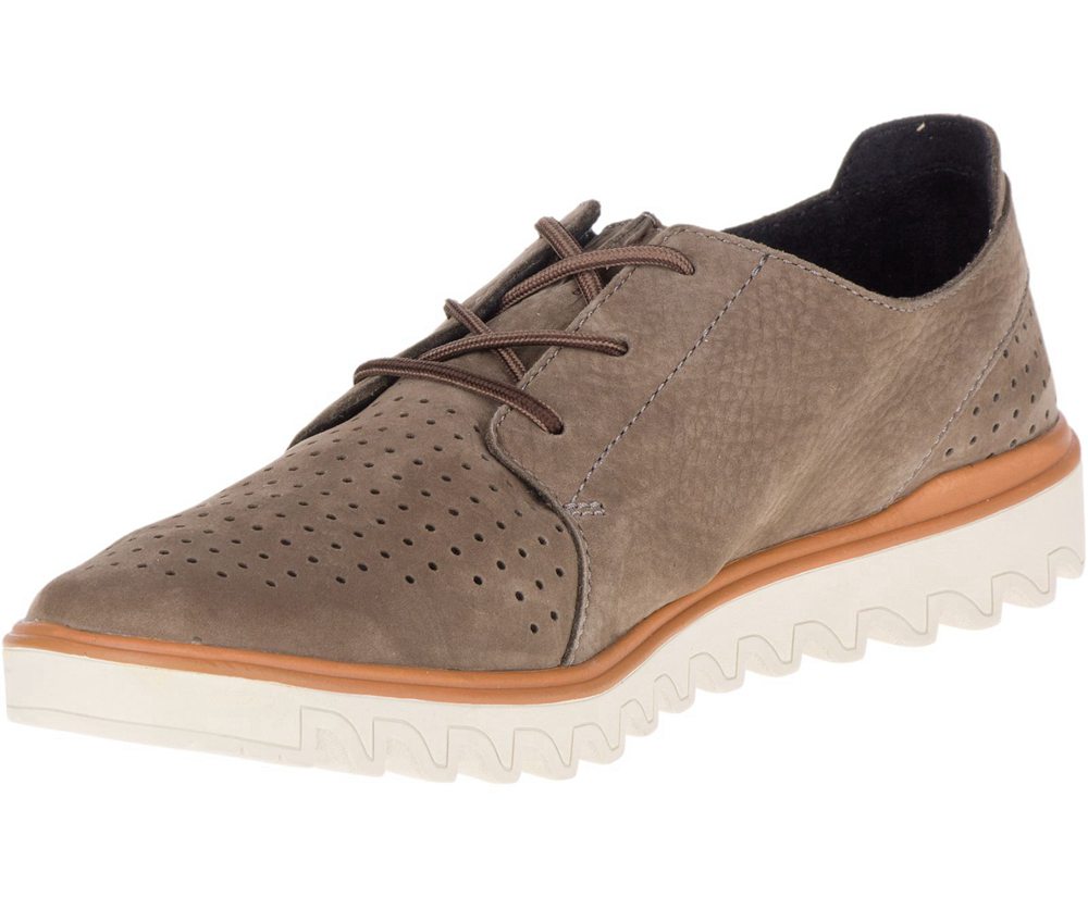 Merrell Sneakers Grey - Downtown Lace - Mens 38QXSTUYJ